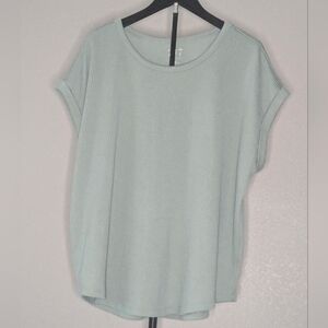 Maurices 24/7 XL Short Sleeve Top In Sage Green